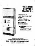 Cornelius Vendor Service Manual and Parts List (55 pages)