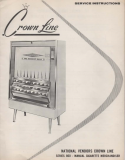 National Vendors Crown Line 800 Series Service Instructions (16 Pages)