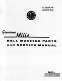 Mills Bell machine parts 23 pages