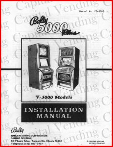 Bally 5000 Plus Installation Manual  37 pages