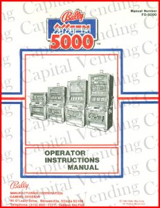 Bally System 5000 operators 90 pages