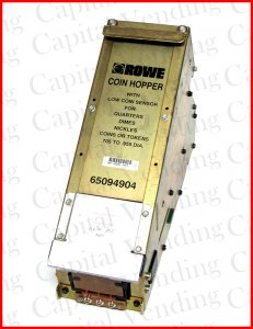 Rowe Coin Hopper with Low Coin Sensor - Small Coins - OEM 65094904 - Century 8, 10