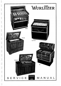 Wurlitzer Cabarina 1976 Service Manual [English, German, French] (110 Pages)