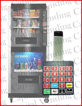 Keypad Membrane for 1-800-Vending RC800/RS850