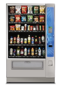 Crane National Vendors Refurbished Combination Snack/Bottled Machine - Model 472