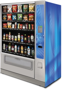 Crane National Vendors Refurbished Combination Snack/Bottled Machine - Model 472