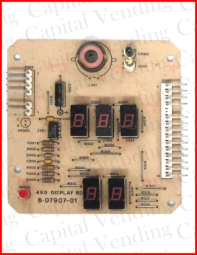 Rowe 4900 Coin Mech Display Board (1 LED) 6-07907-01