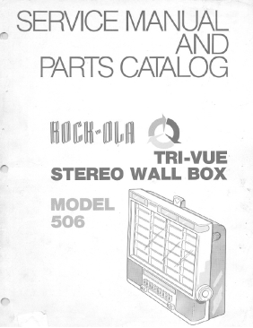 506 Tri-Vue Wall Box Service Manual & Parts Catalog (56 pages)