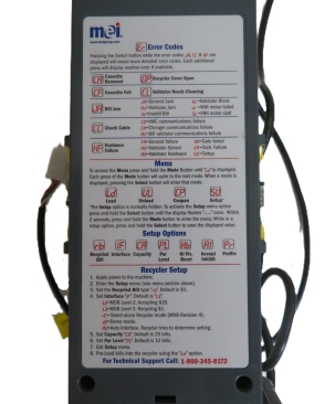 Mars/MEI VN27x2-U5M Validator with Credit Card/NFC/Cash 4-in-1 Mask