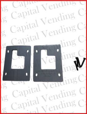 Credit Card Reader Mask Mount for Curved Panel