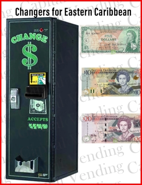 Dollar Bill Changer for Eastern Caribbean