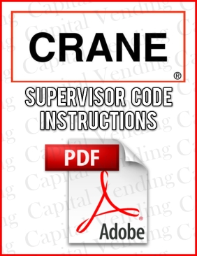 Crane National Vendors Forgotten SUPERVISOR CODE Procedure (P.I.E. Controllers with 2 Arrow Keypa...