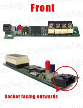 S2D & S3D Display Board - 14 Segments - Side Socket