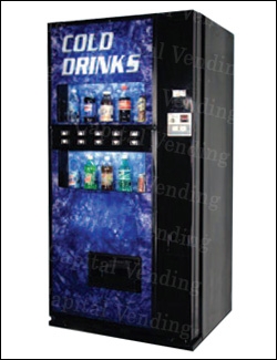 Dixie Narco Live Display Canned/Bottle Drink Machine - Model 501E