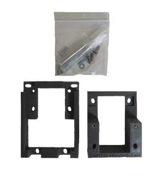 Card Reader Mask Mounting Kit for an Existing Validator – Curved Surface – No Drilling Needed