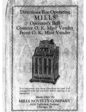 Mills OK mint vender (9 pages)