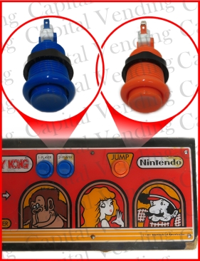 Replacement for Nintendo Arcade Game Buttons