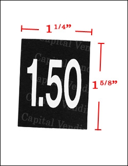 Adhesive Backed Price Labels