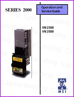 Mars MEI VN 2300, VN 2500 2000 Series Operation and Service Guide