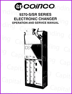 Coinco 9370-S, SR Series Electronic Changer Manual