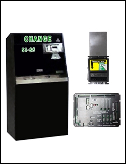 Rowe 3 Hopper Changer with Mars/MEI Validator and Capital Vending Control Board Kit - Accepts $1-...