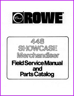 Rowe 448 Showcase Merchandiser Manual