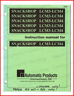 Automatic Products LCM3-LCM4 Maunal