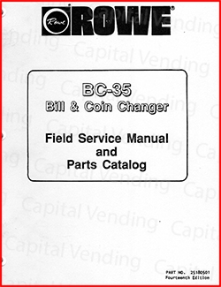 Rowe BC-35 Bill and Coin Changer