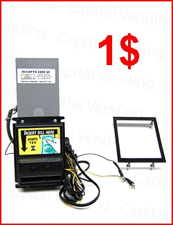 Setup to Install an Upstacker Bill Acceptor - Amusement $1