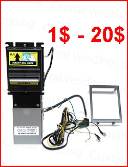 Setup to Install a Downstacker Bill Acceptor - Amusement $1- $20