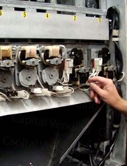 Replacing a Motor and Oscillator in a soda machine