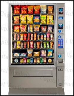 Crane National Vendors  Merchant 6 Snack Machine - Model 181