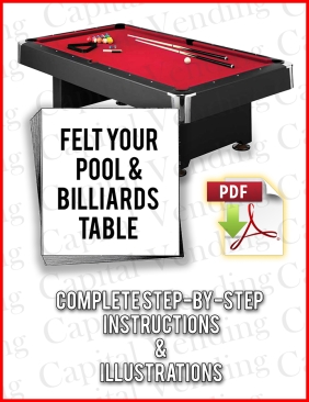 How to refelt/resurface/cover any pool table