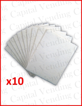 10 Soakers for Condensate Pans - Large = 7.00" x 2.5"