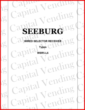 Seeburg Wired Selector Receiver Types WSR5-L6 (15 Pages)