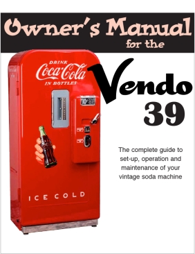 Vendo Service Manual - 39 Coke Coca Cola Vending Manual (23 Pages)