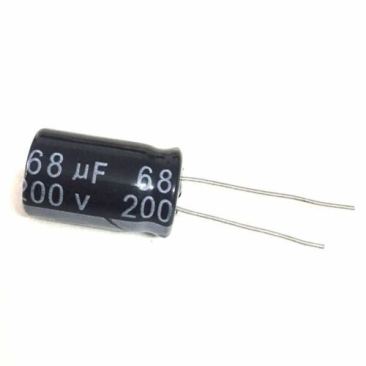 Bag of 5 Pyramid Capacitors - 200V - 68uf - For 120V Power Supply